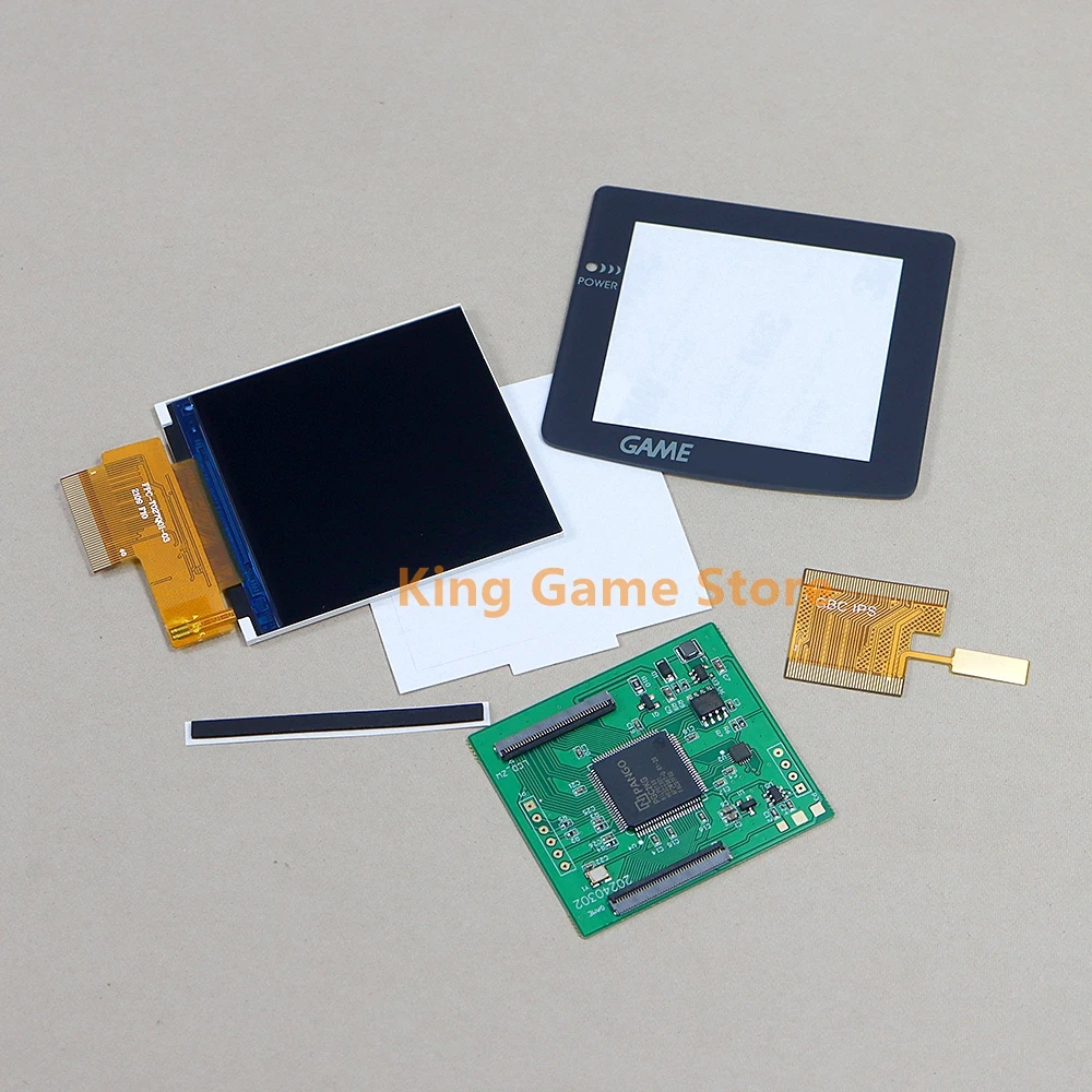 3 مجموعات لنينتندو Gameboy Color GBC 4.0 وحدة تحكم ألعاب تسليط الضوء على شاشة 2.6 بوصة IPS شاشة عالية السطوع V4.0 لـ GBC #2
