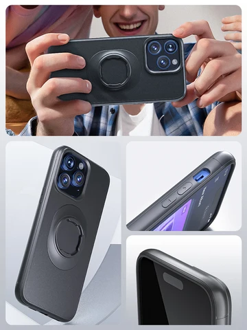 Противоударный чехол для iPhone 11/12/13/14/15/16/17 с креплением для мотоцикла и велосипеда — фото товара