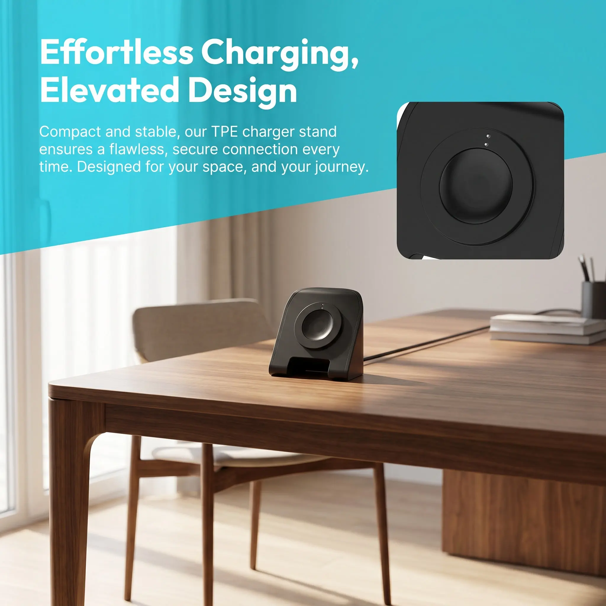 Smartwatch Charger Stand Sturdy Tpe Material Stable Holder Compatible Gen 4 Gen 5 USB Charging Device Replacement
