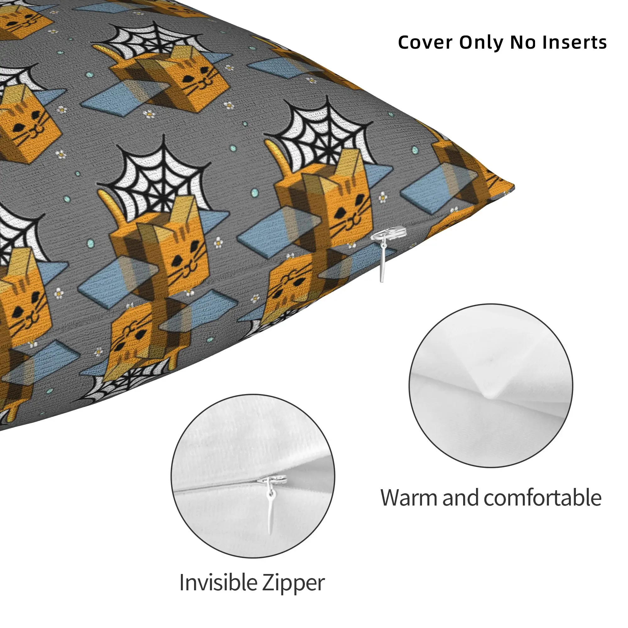 Bee Swarm Simulator Collection BSS Pillowcase Printing Polyester Cushion Cover Halloween Throw Pillow Case Cover Seater Zipper