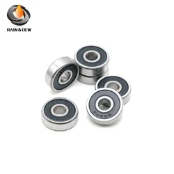 10Pcs 623RS Bearing ABEC-7 3x10x4 mm  Miniature 623-2RS Ball Bearings 623 RS 2RS Bearing