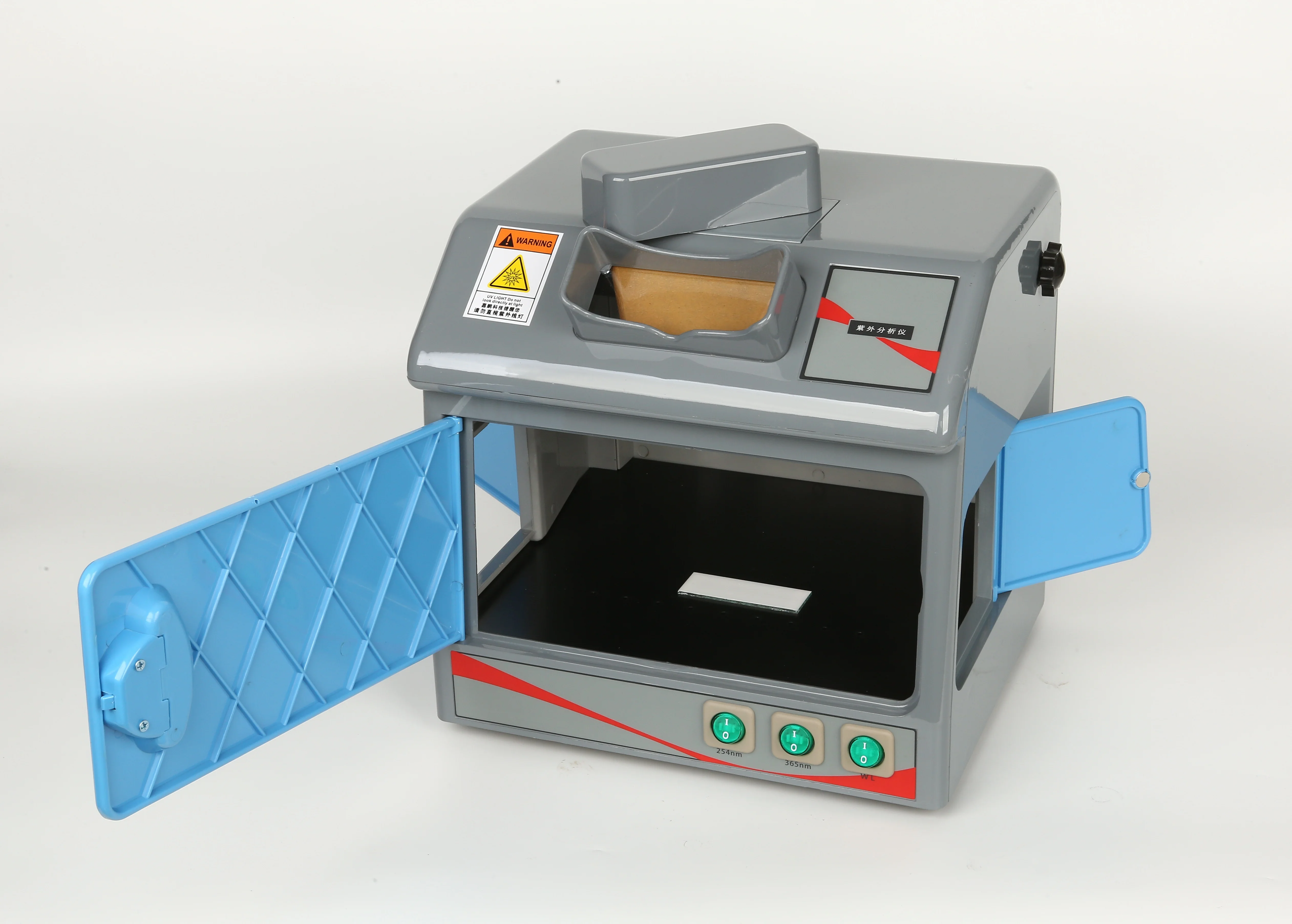 3-in-1 Dark Box UV Analyzer with 254nm/365nm/White Light for Fluorescence Detection OEM Customizable