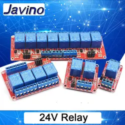 High and Low Level Trigger for arduino Raspberry pi DC 5V 12V 24V 1 2 4 6 8 Channel Relay Module Board Shield with Optocouple