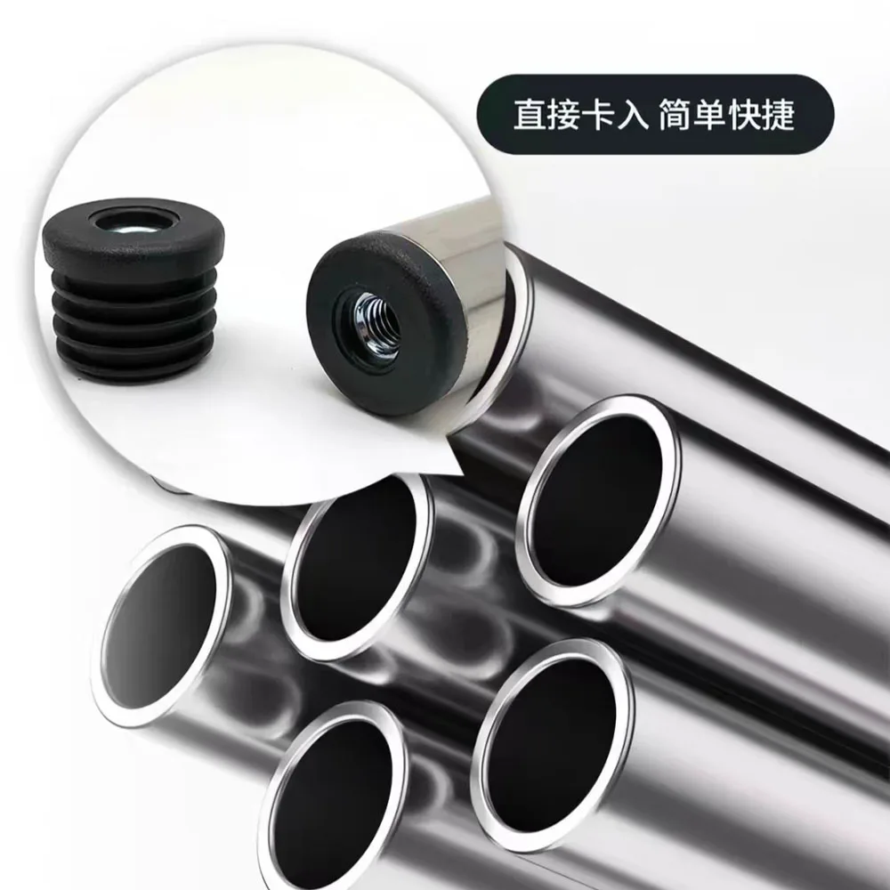 16mm~50mm Round Nut Hole Plug Pipe Plug Black Plastic Furniture Leveling Feet Blanking End Cap Furniture M6 M8 M10
