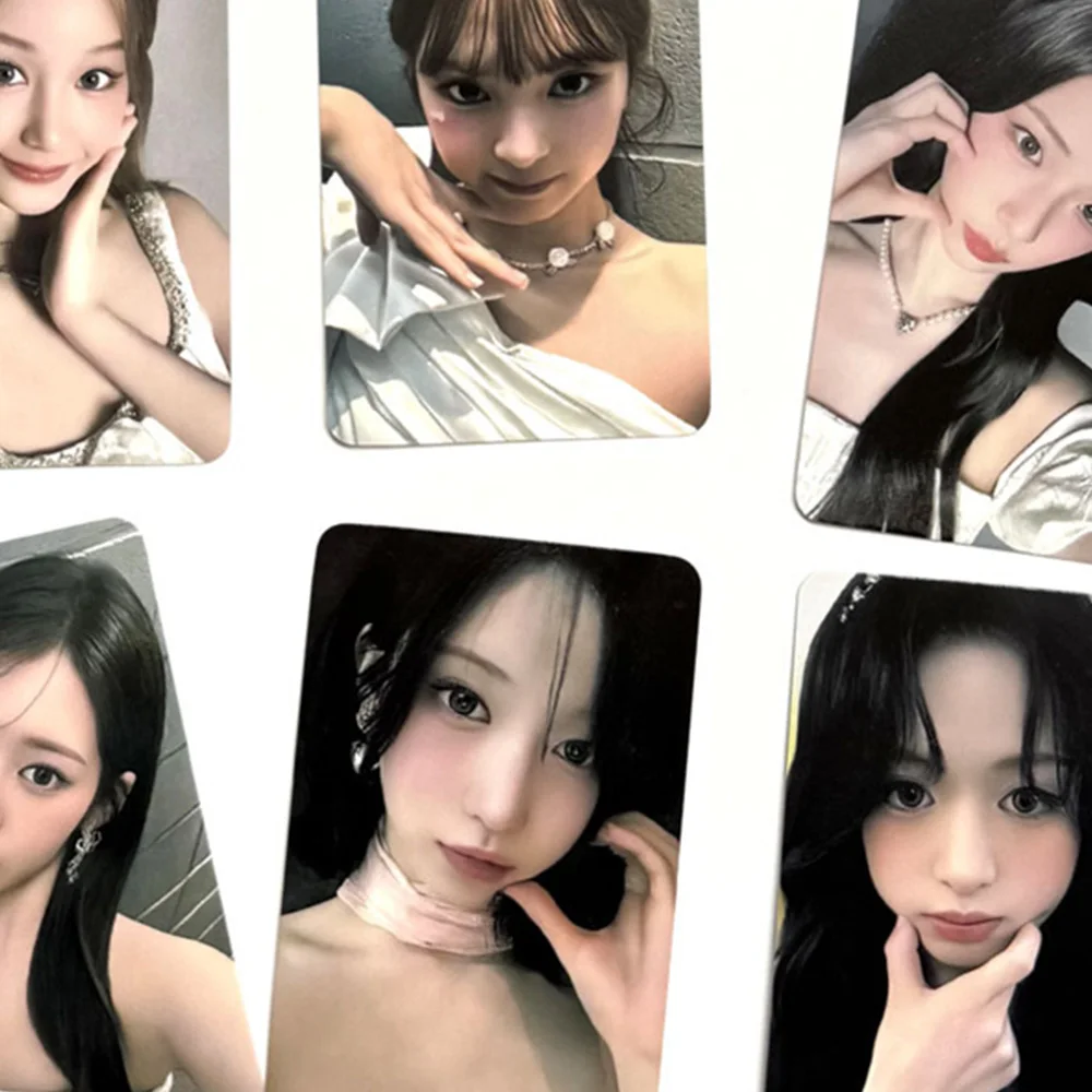 6 قطعة/المجموعة/مجموعة من بطاقات الصور KPOP BABYMONSTER HD مزدوجة الجوانب لامعة LOMO بطاقات RUKA ASA AHYEON PHARITA مجموعة مراوح البطاقات البريدية اللامعة