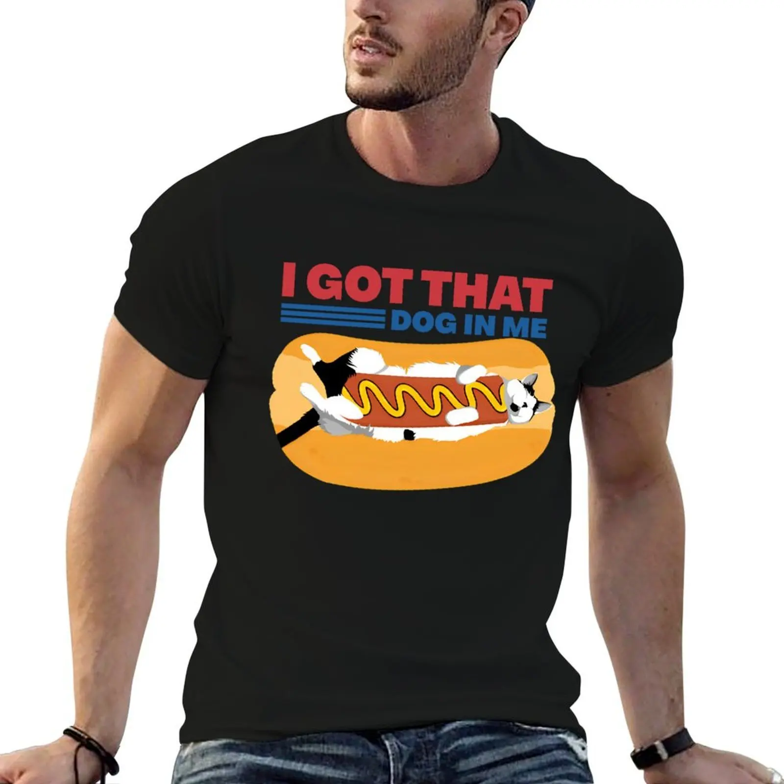 

I GOT THAT DOG IN ME - Poorly Made Cat T-Shirt anime t shirts for man mens graphic t shirts T-Shirt