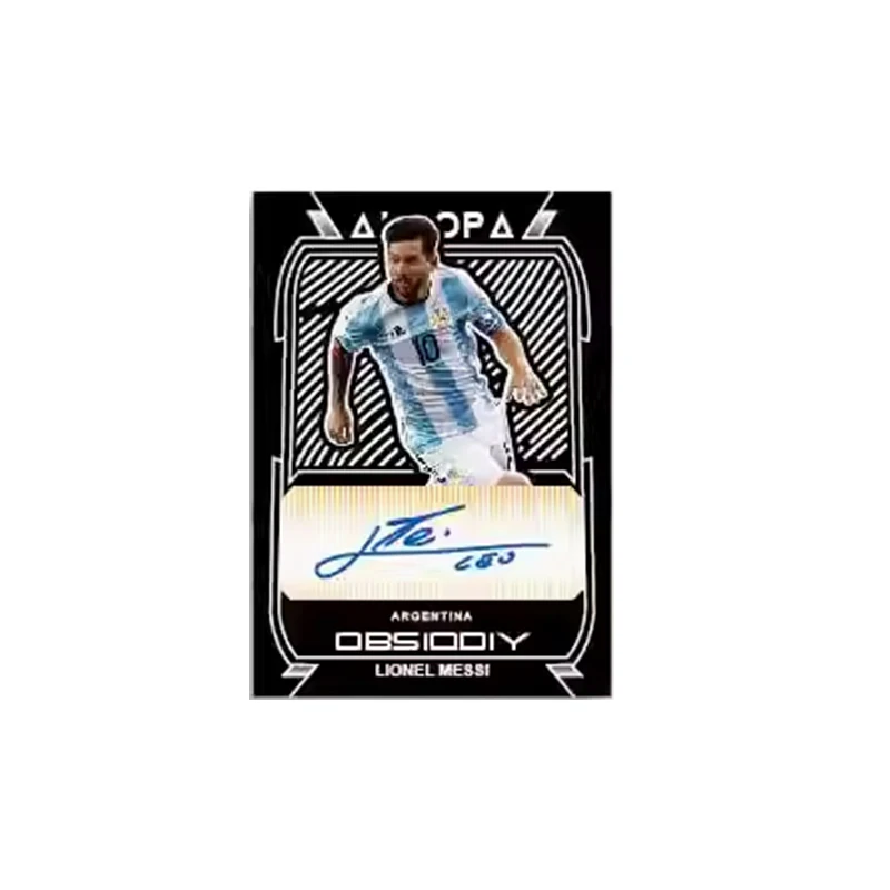 2022 Panini Diy Obsidian Mirror Refraction Star Card Messi Ronaldo Signature Limited Collection Card