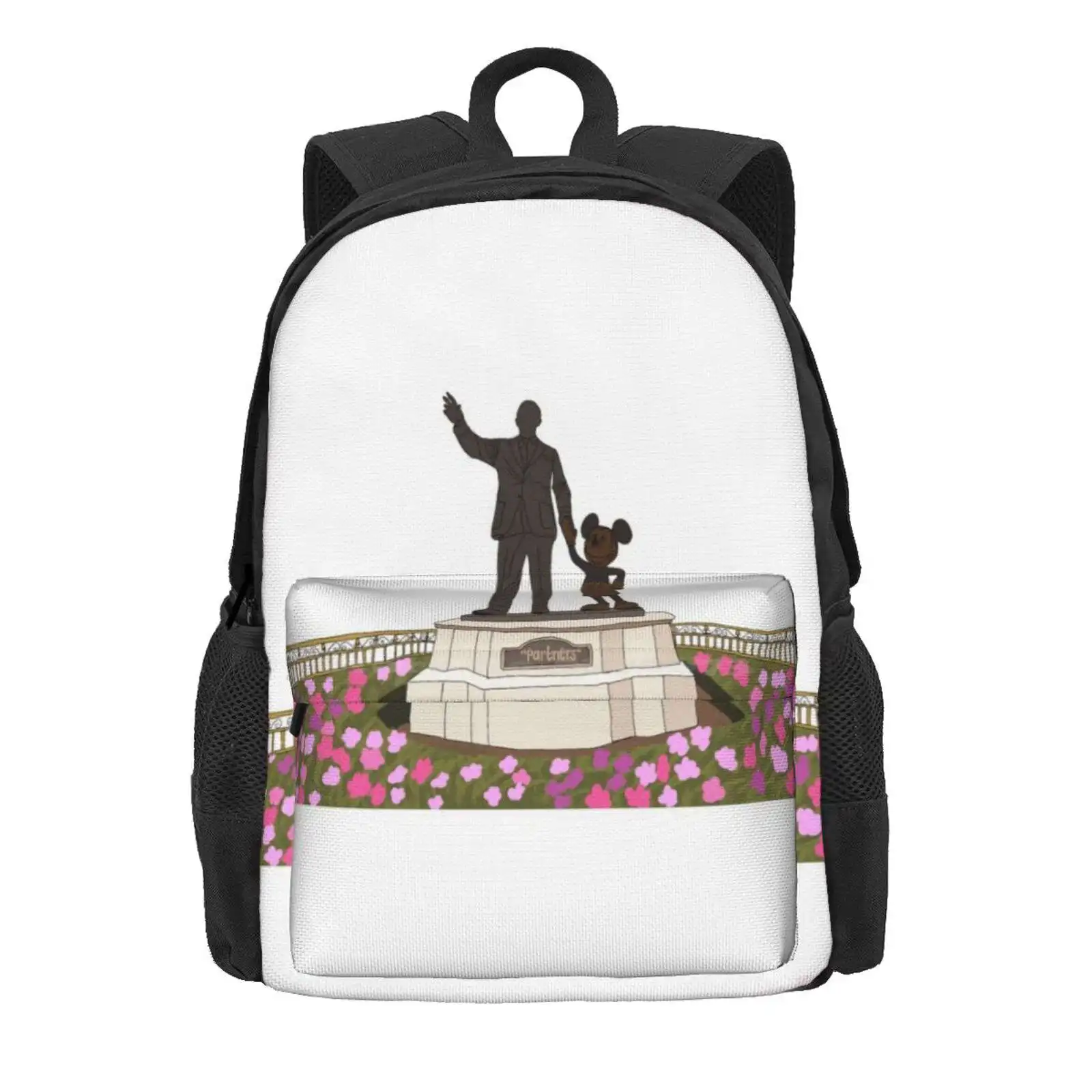 Partners Statue Hot Sale Schoolbag Backpack Fashion Bags World Parks