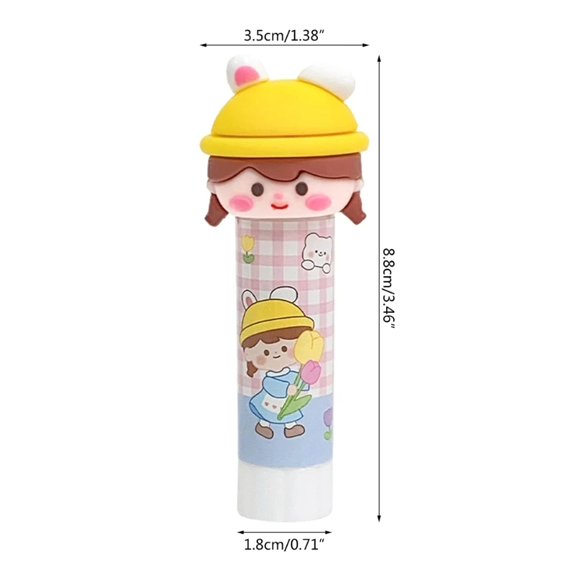 Students Glues Sticks for School Office Crafts Children Stationery DIY Need Glues Stick Cartoon Plastic Solid Glues
