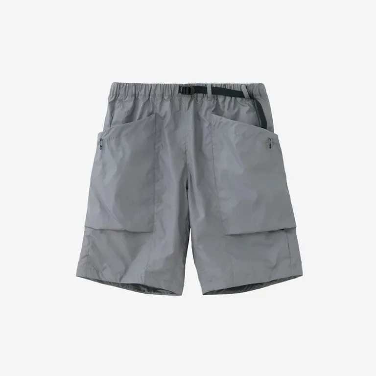 [Rip-Stop] same-factory fabric, lightweight nylon, large pocket tooling outdoor shorts