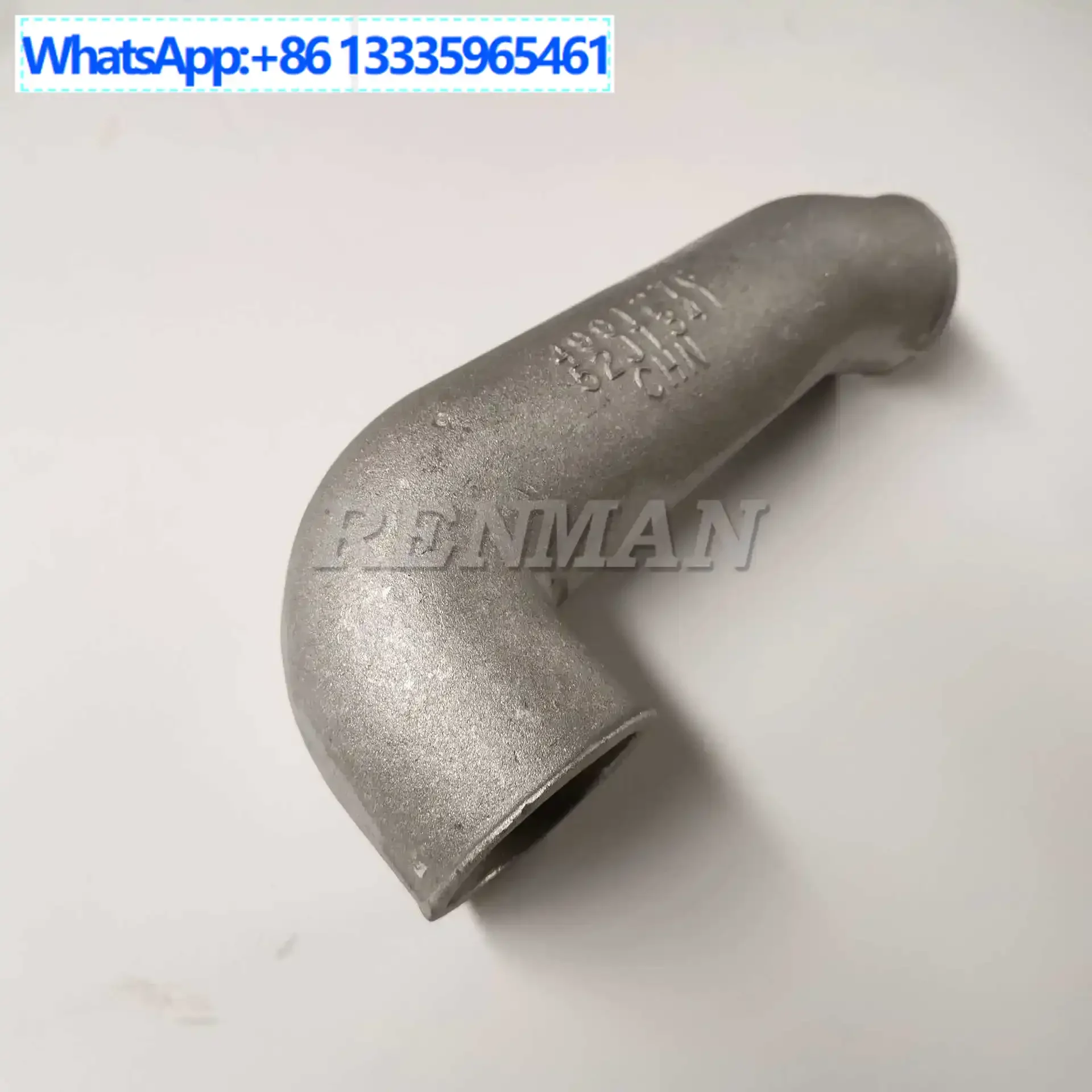 

2Pcs Applicable to Dongfeng Cummins Intake Connection Pipe Intake Transition Pipe 4991276 Air Inlet Intake Aluminum