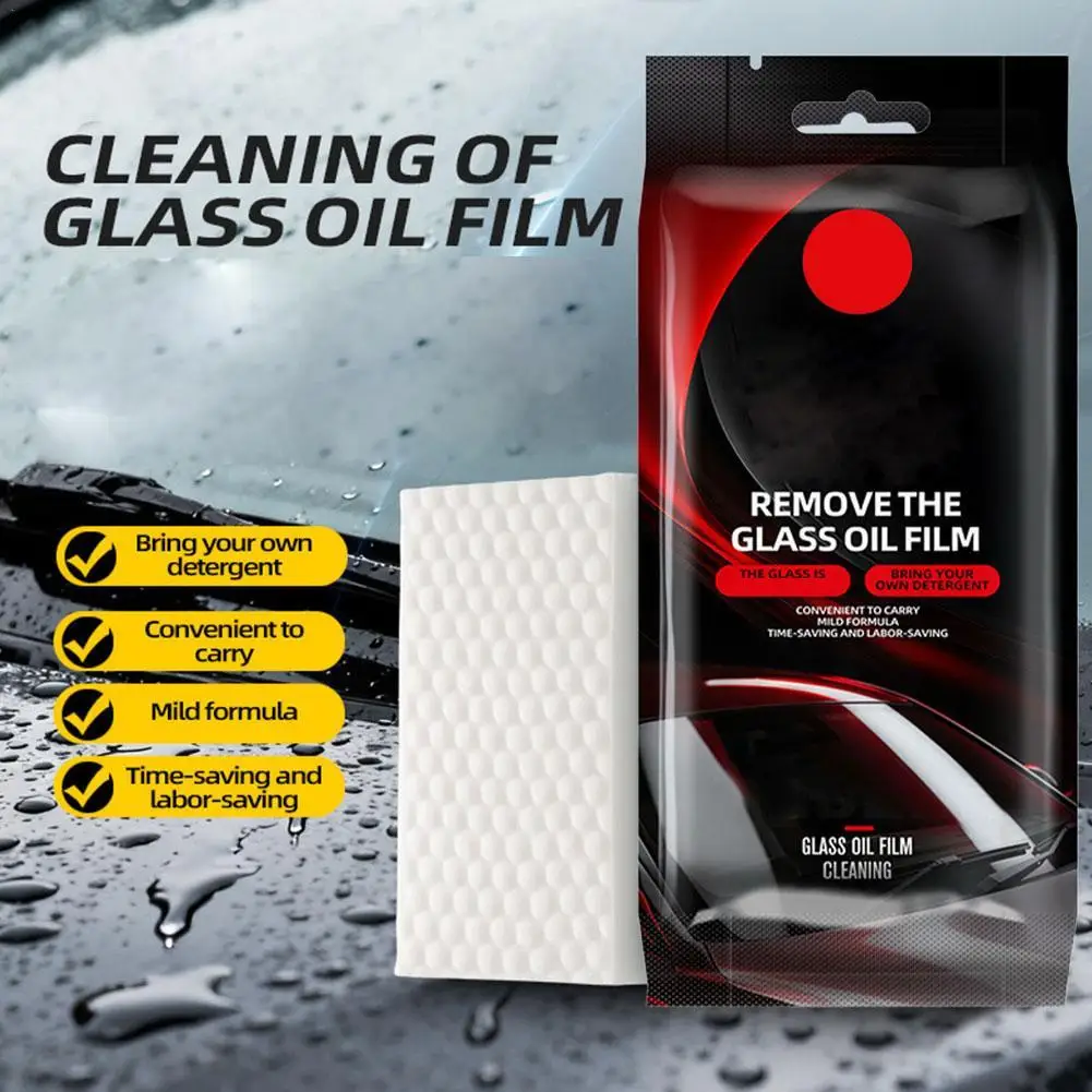 

5/3/1 PCS Car Glass Film Remover, Cleaning Sponge Car Windshield And Rearview Mirror Anti-Rain Fog Dirt Coating Cleaner Tool