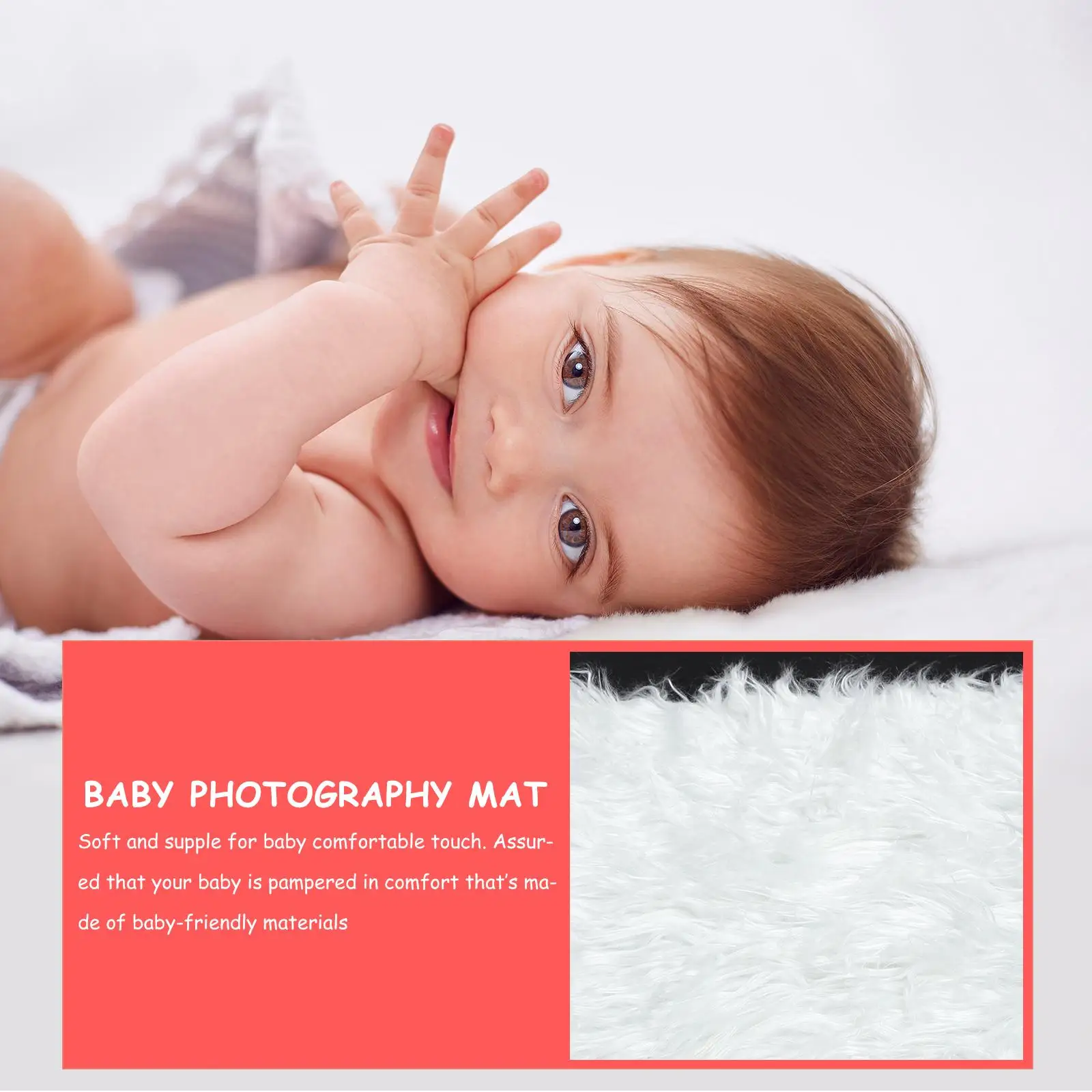 

Baby Girl Outfits Newborn Photography Mat Clothing Infant Blanket Toddler Blacnket