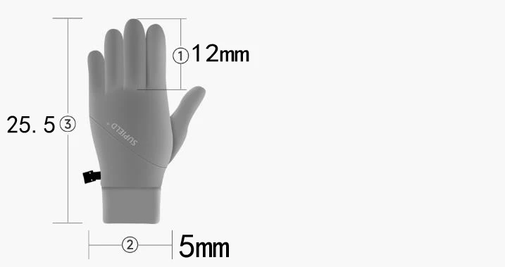 xiaomi Aerogel cold resistant touch screen with velvet warm gloves for men and women the same code for skiing outdoor sports