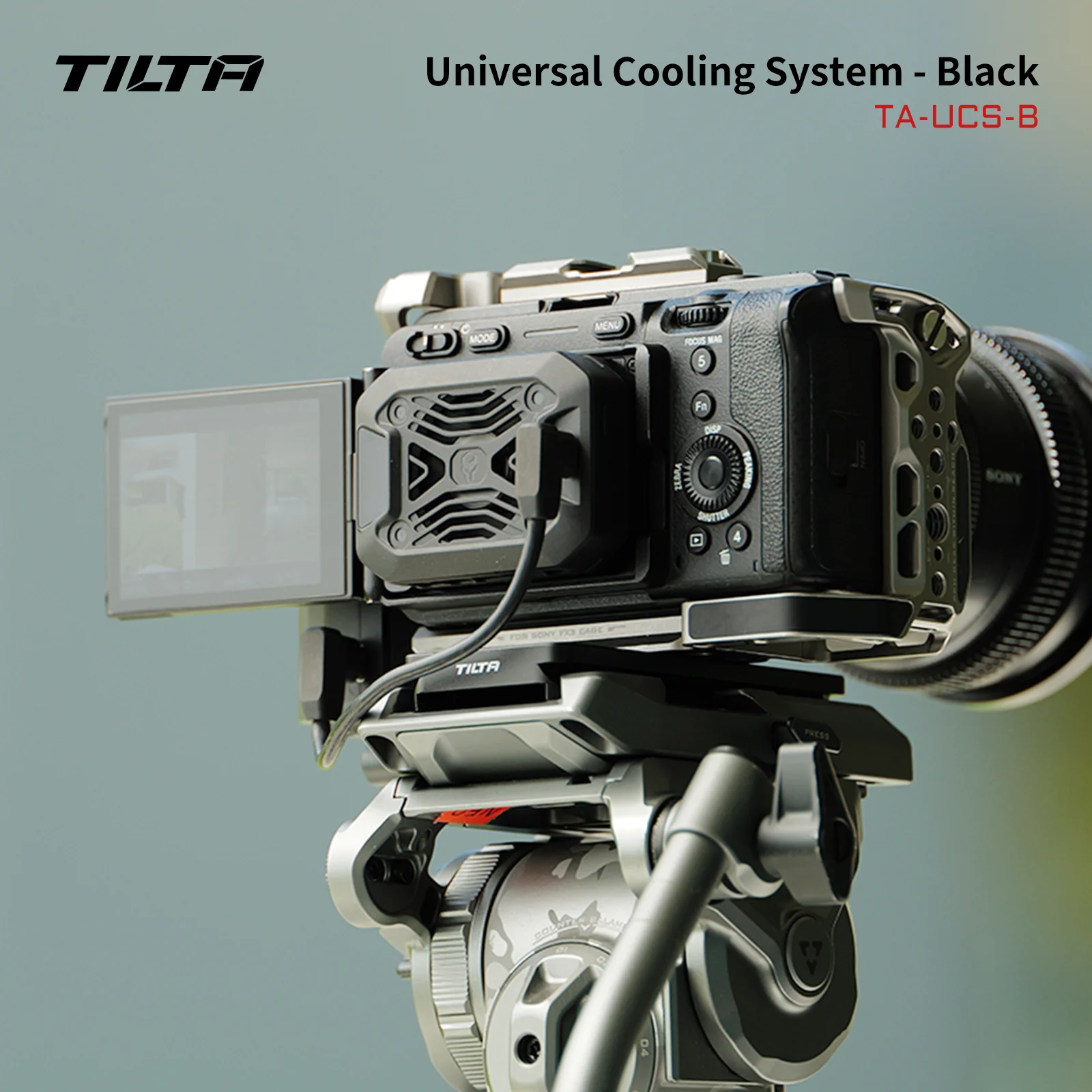 TILTA Universal Camera Cooling Fan Camera Cooler Cooling System For Sony ZV-E1 FX30 A7S3 Canon R5MII R6 MarkII Nikon Z30 ZF Fuji
