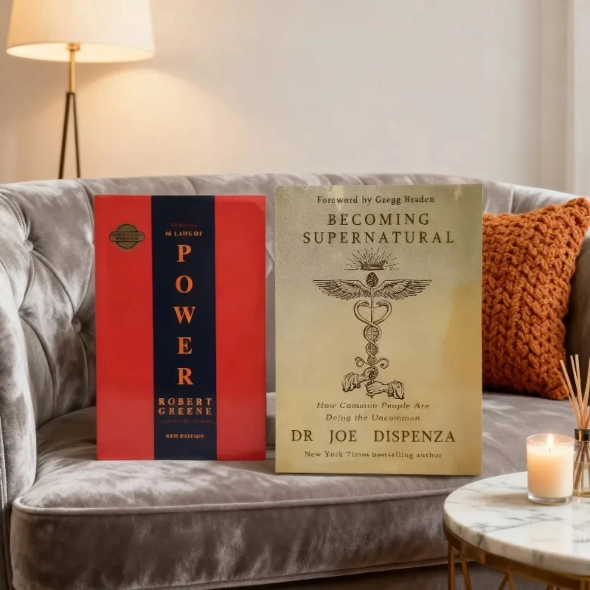 

《The 48 Laws of Power》+《Becoming Supernatural》Two Books Set - Unlock Supreme Power & Create Supernatural Reality Classic Reading