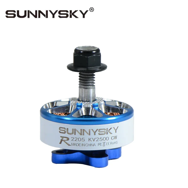 SunnySky E‑R2205 V3 Outrunner Motor, Competitive Power Motor for FPV Race Quadcopter