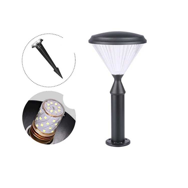 Waterproof LED lawn floor lamp outdoor landscape solar lawn lamp villa garden lighting courtyard lamp