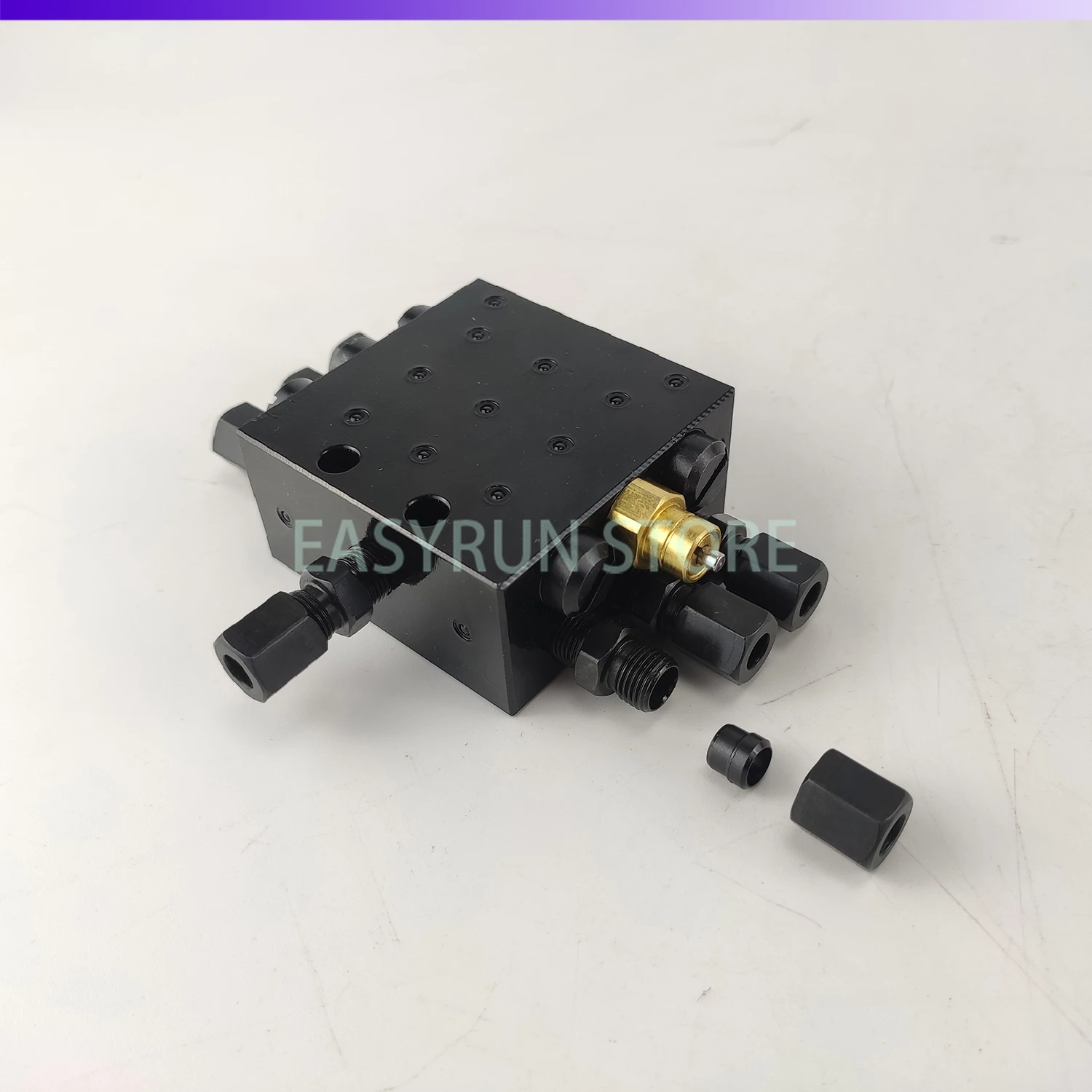 Oil distributor distribution valve block type 6 position oil separator