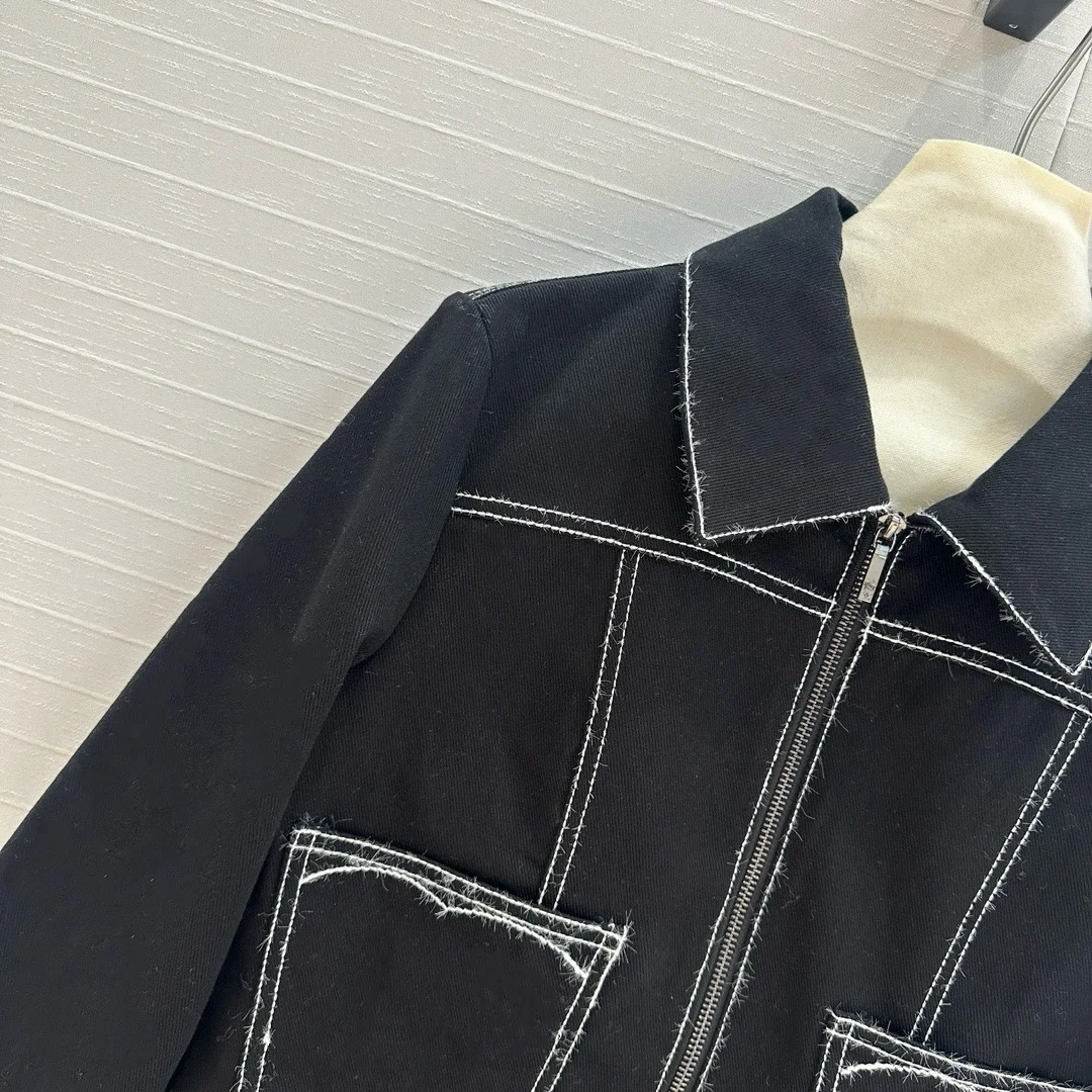 2024 Autumn New Denim Jacket Jacket/Women's Short Jacket, Cool And Youthful Upper, Fashionable And High-end Pocket Design