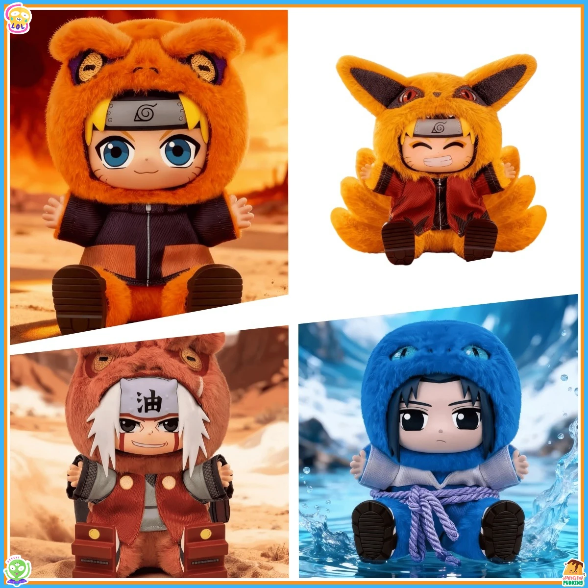 Neue Ankunft Eaki Nette Hand Party Sitzen Serie Blind Box Uchiha Itachi Naruto Gelenk Figur Trendy Plüsch Puppe Geschenk