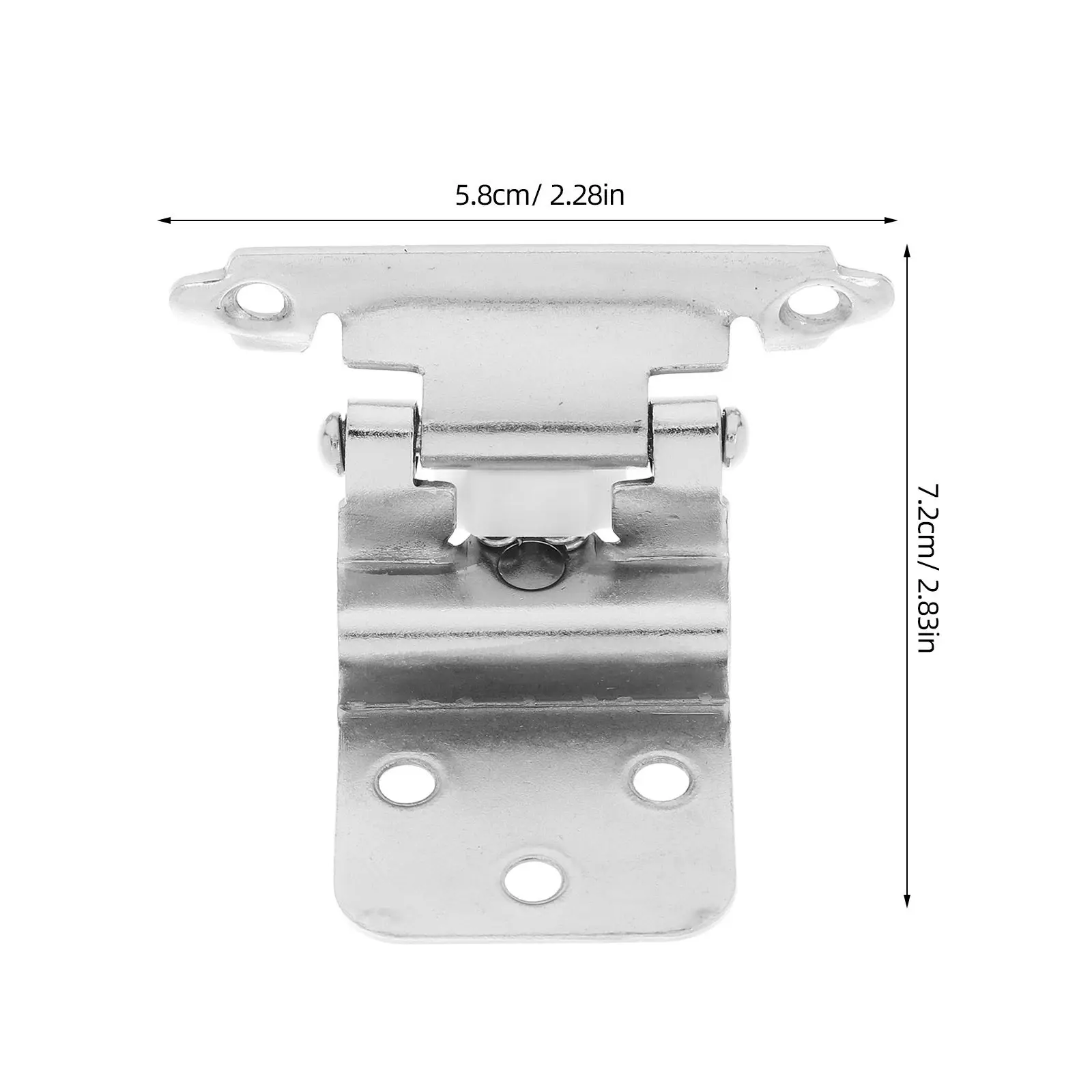 Cabinet Door Self Closing Hinge with Integrated Spring Metal Construction Auto Close Function for Kitchen Bathroom Rv Furniture