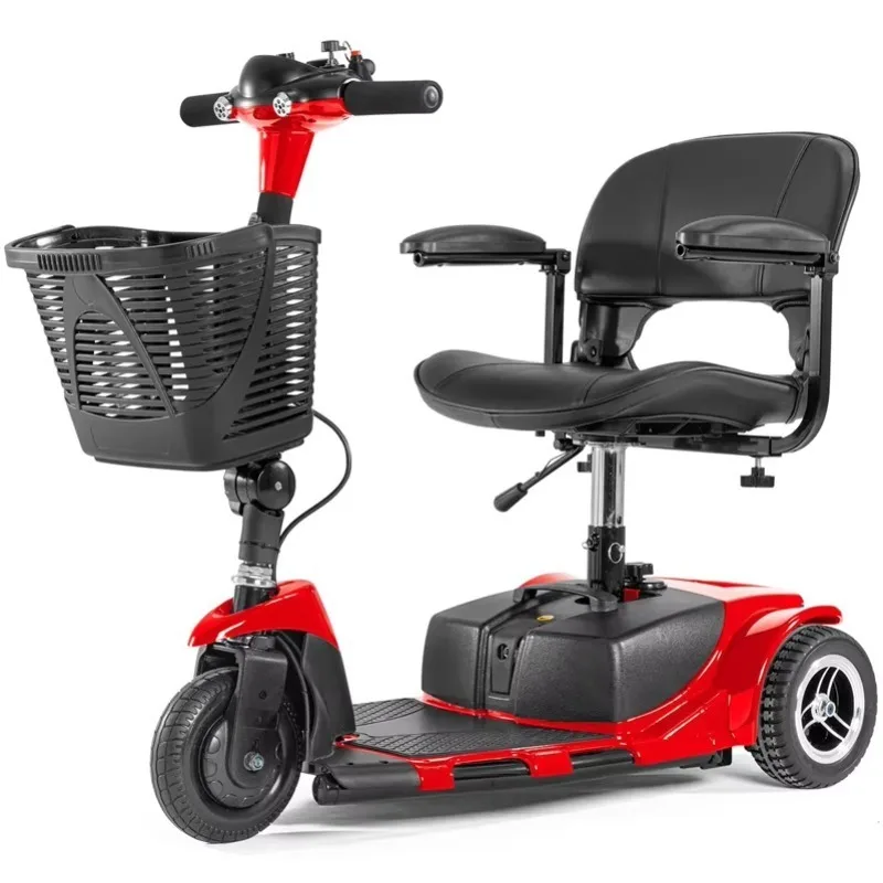 Electric Tricycle Adult Elderly Mobility Scooter Female Pick up Children to Buy Food Mobility Scooter Cross-border Wholesale