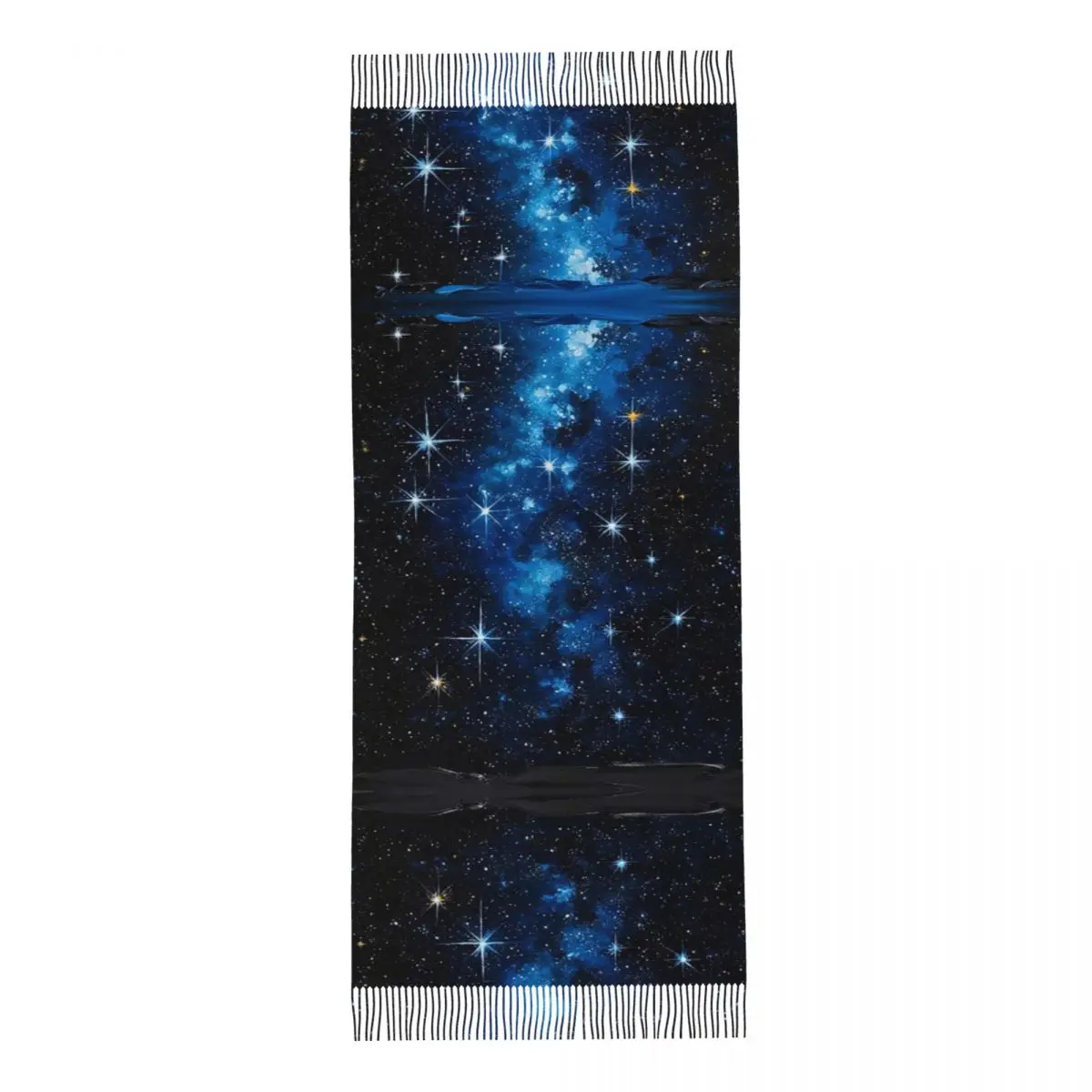 Constellation Star Clusters Galaxies Halloween Scarf Tassel Scarves Women Soft Warm Shawls and Wraps Long Fall Winter Shawl Wrap