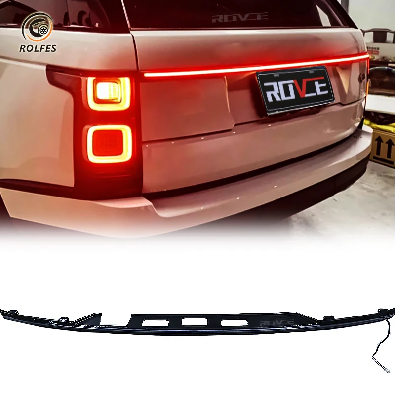 

ROLFES Through Trunk Rear LED Taillight For Land Rover Range Rover Sport Vogue 2013-2022 Brake Lamp Turn Signal Width Light