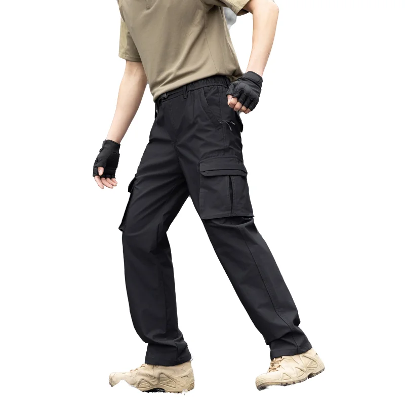

Men's Premium Cargo Pants Trendy New Solid Practical Outdoor Cargo Trousers Adventure Cycling Camping Hiking Wear Fashion Casual