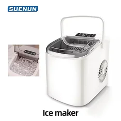 Ice maker commercial 15KG household small dormitory students intelligent mini automatic round ice making machine