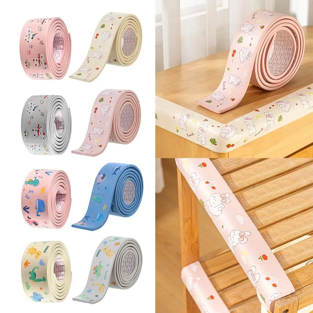 

2m Desk Edge Guard Strip Soft Cartoon Wall Corner Protector Waterproof Thickened Table Anti Collision Cushion for Baby Safety