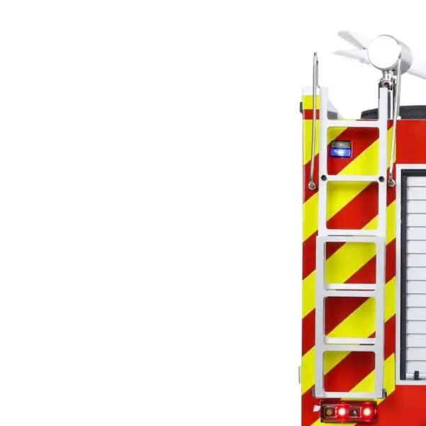 

4x2 1/14 RC пожарная машина с радиоуправлением пожарная машина 3-скоростная коробка передач окрашенная готовая световая звуковая модель автомобиля игрушка в подарок