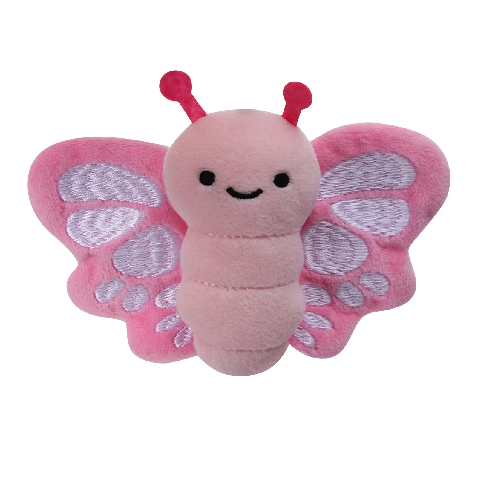 Creative Insect Series Plush Toy Keychain Cute Small animals Keyring Ornament Key Chain Car Pendant Accessories Kids Gifts