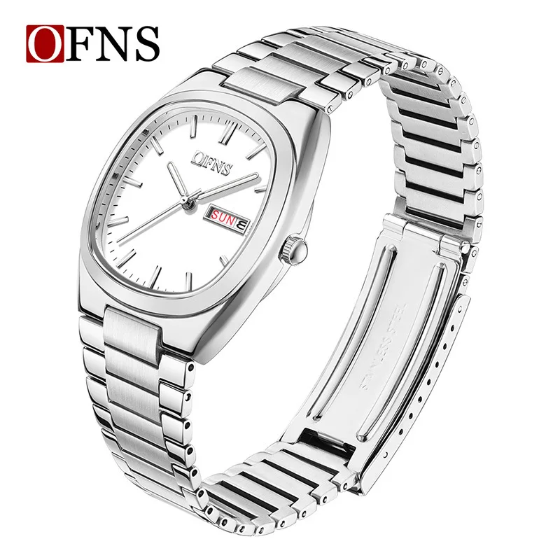 OFNS new luxury women's watch with niche design highlights personality, classic dress watch, 30 meter waterproof business watch