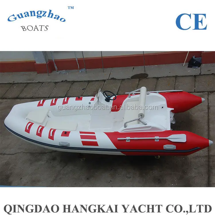 تصميم الأزياء حار بيع المياه الحرفية 16ft 4.8m قارب قابل للنفخ جامدة / قارب المحيط القابل للنفخ