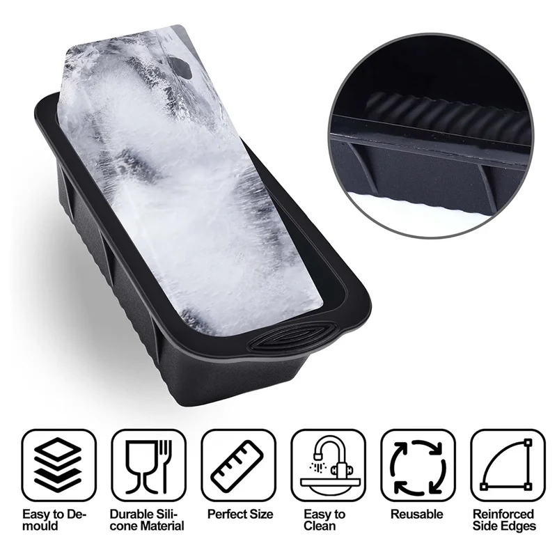

A63X-Ice Block Mold,12 Pack 9.4Lbs Ice-Cubes For Cold Plunge Or Coolers,Reusable Silicone Ice Mold For Ice Bath Chiller