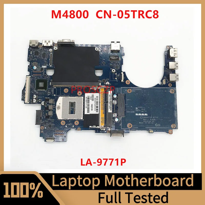 

Mainboard CN-05TRC8 05TRC8 5TRC8 For DELL M4800 Laptop Motherboard LA-9771P With SR17C 100% Full Tested Working Well