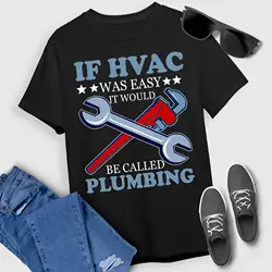 Hvac技術者のTシャツ、簡単に呼び出された場合、配管