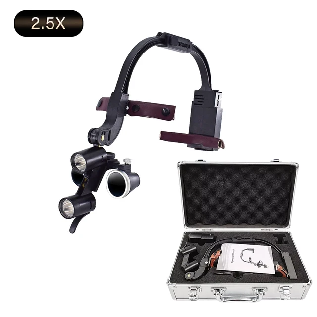 2.5X 3.5X Dr.kim Dental LED Head Light Lamp For Magnification