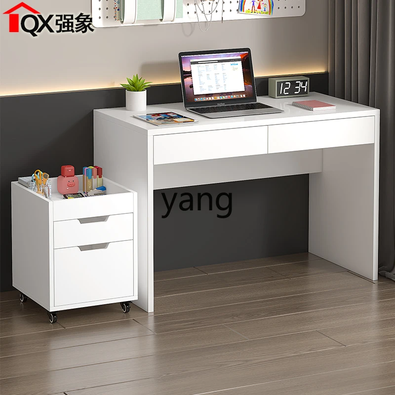 LH ,modern simple small apartment desk home writing desk office computer desk drawer storage