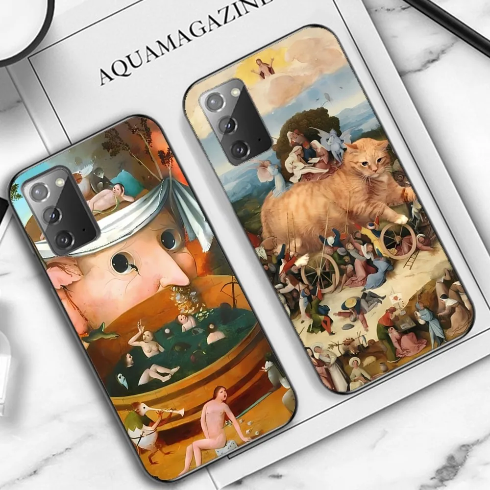 H-Hieronymus B-Bosch Art Painting Phone Case For Samsung Note 8 9 10 20 Pro Plus Lite M 10 11 20 30 21 31 51 A 21 22 42 02 03