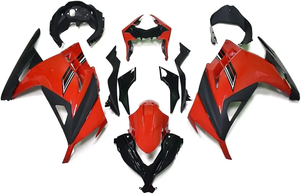 

Gloss Green Black Injection Fairing Kit Fit for Kawasaki EX300R Ninja 300 2013 2014 2015 2016 2017 NINJA 300 13 14 15 16 17 ABS