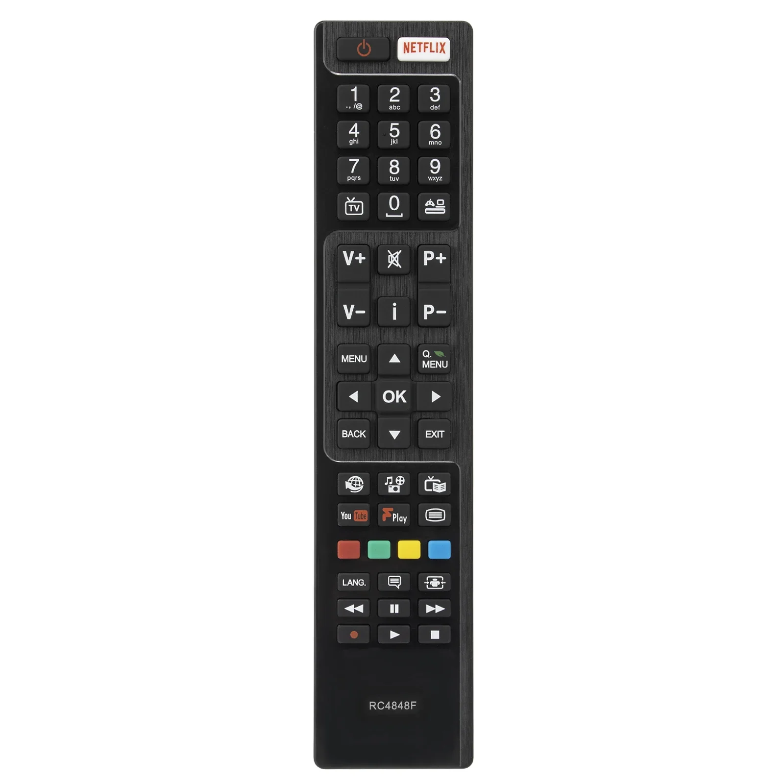 New Remote Control Use for Hitachi Smart TV RC4848F 48HB6T72U 55HK6T74U Controller Replacement Controller