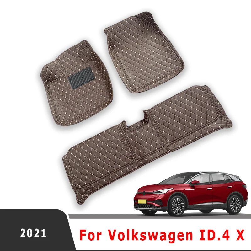 

For ID.4 ID4 X 2022 2021 Car Floor Mats Auto Styling Interiors Accessories Protect Custom Rugs Carpets Product For Volkswagen VW