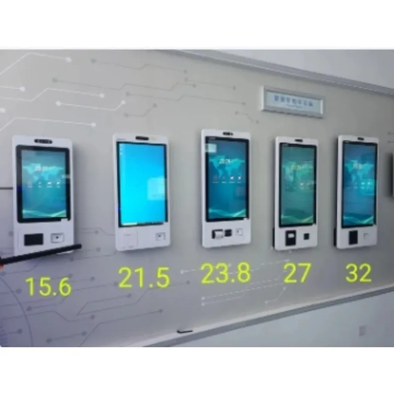 32'' Touch Screen Kiosk Machine Self-Ordering Service Payment Kiosk Barcode Reader For Shopping Malls 15.6''-32'' Touch Screen