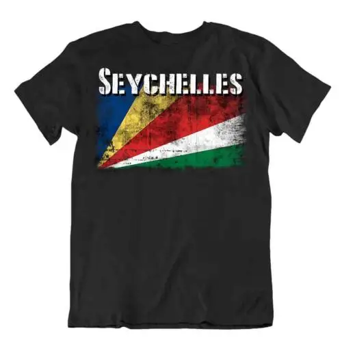 Seychelles flag Tshirt T-shirt Tee top city map Seychelles People's United Party