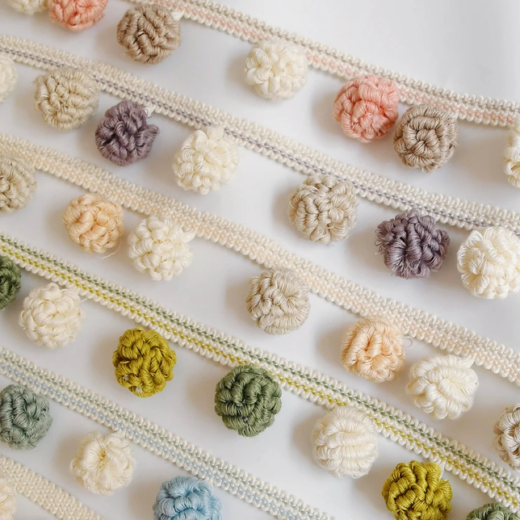 Fabric Diy Sewing Accessories Fringe Sofa Upholstery Decor Material Craft European Style Curtain Tassel Trims