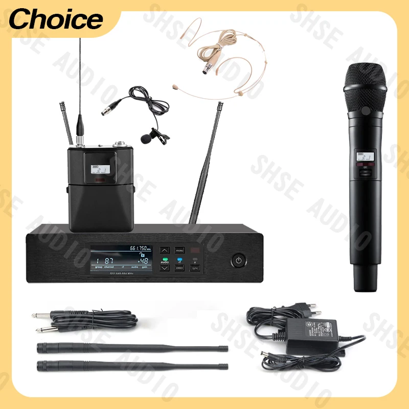 

Qlxd K11 наголовный петличный беспроводной ручной микрофон, набор УВЧ, стабильная передача, подходит для хостиров, выступлений