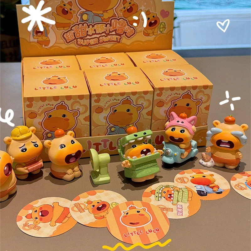 

Набор Water Dolphin Lulu Emoji, слепая коробка, милая модная игра, глупая кукла, подарок подруге, праздничный подарок, настольное украшение